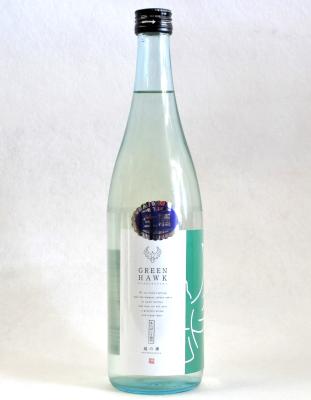 越の鷹 純米吟醸生酒「GREEN HAWK」