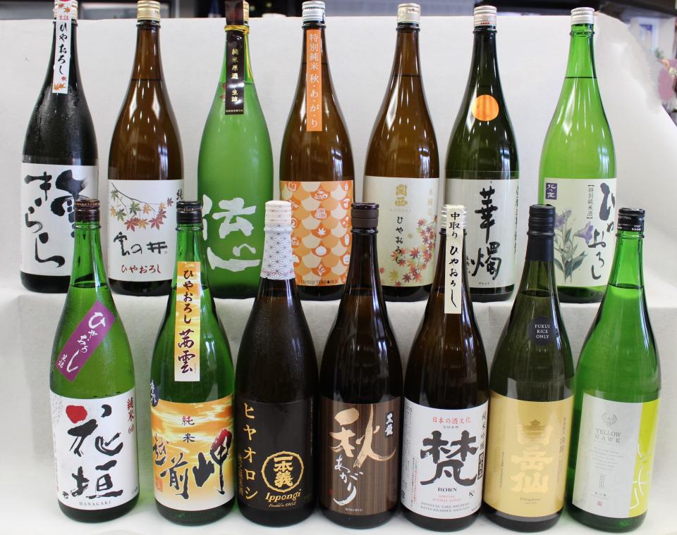 福井の各蔵のひやおろしが入荷しました！